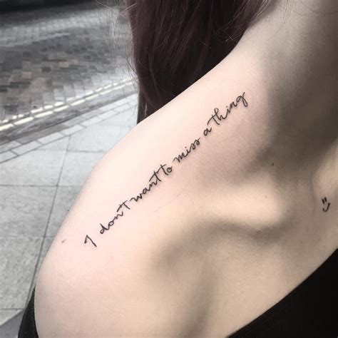 As mentioned earlier, there is a huge variety of music tattoos out there. . Lyric tattoo ideas